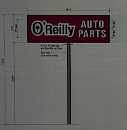 O'Reilly Auto Parts Request for a 
Variance was denied